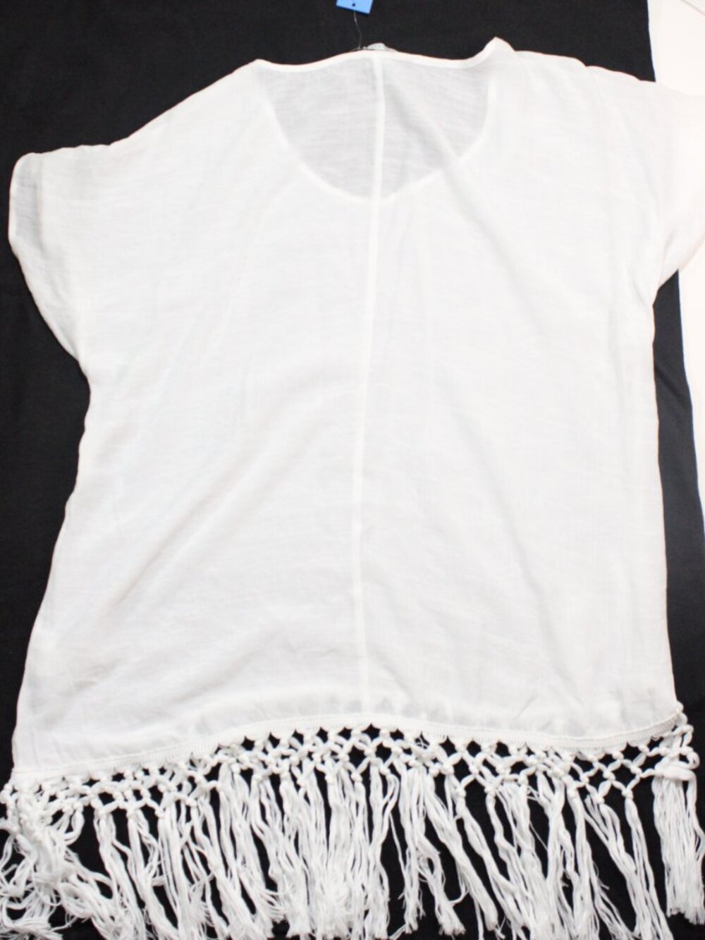 CupShe Cover up Tassel Trim, in White NWT